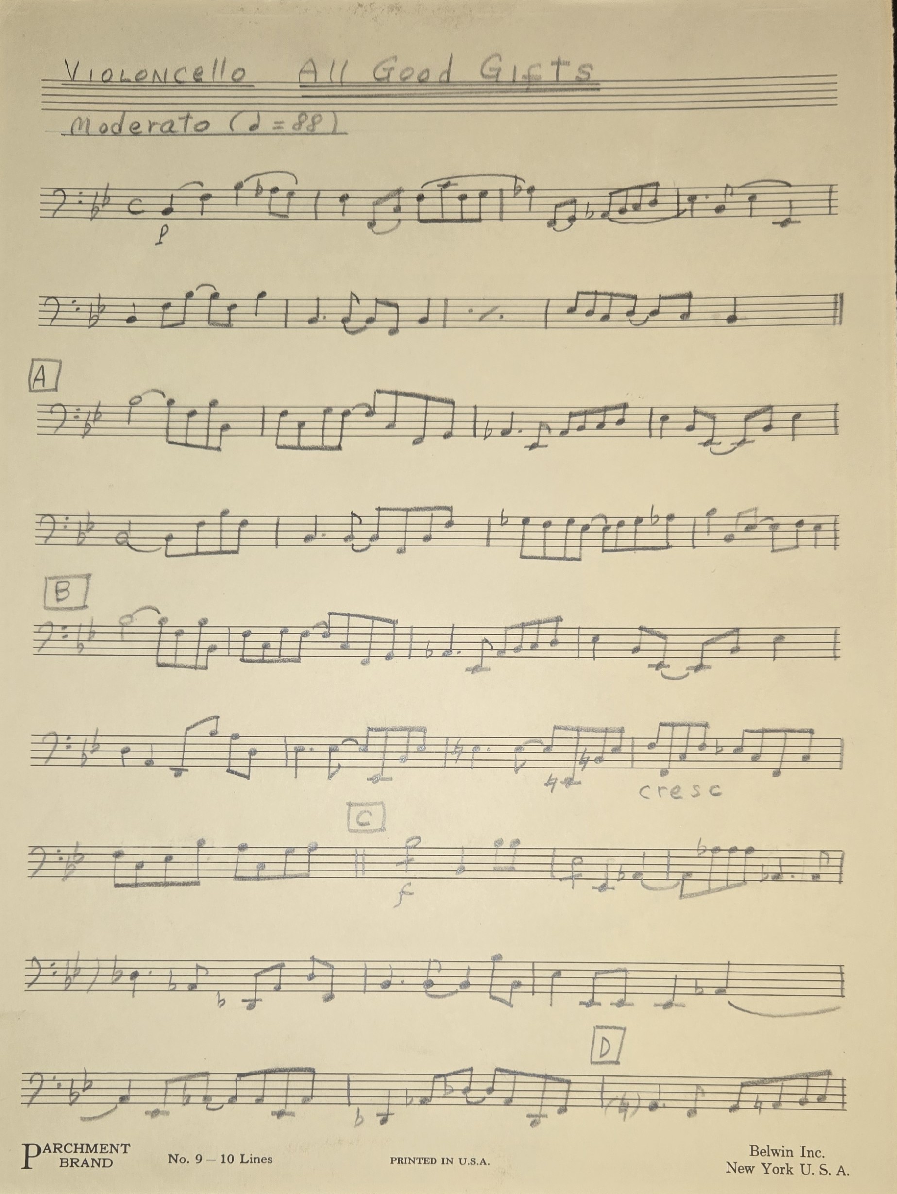 Cello Page 1