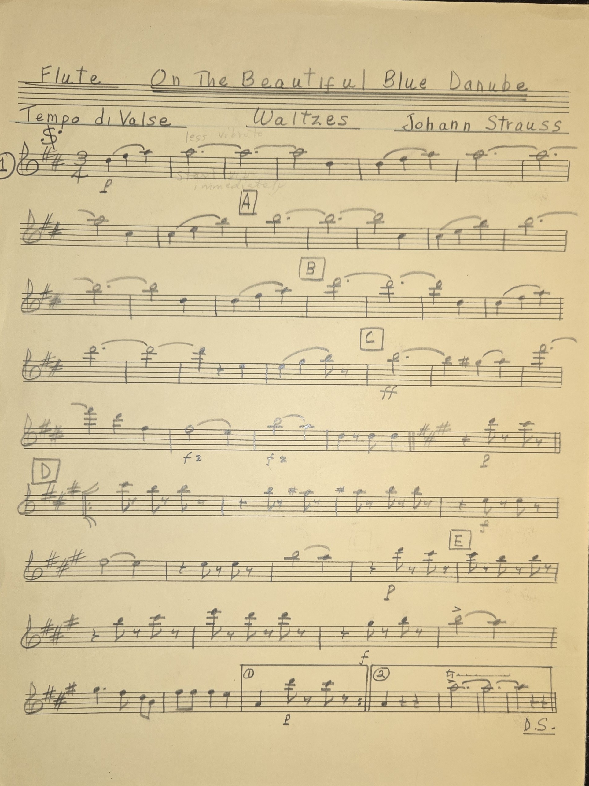 Flute Page 1