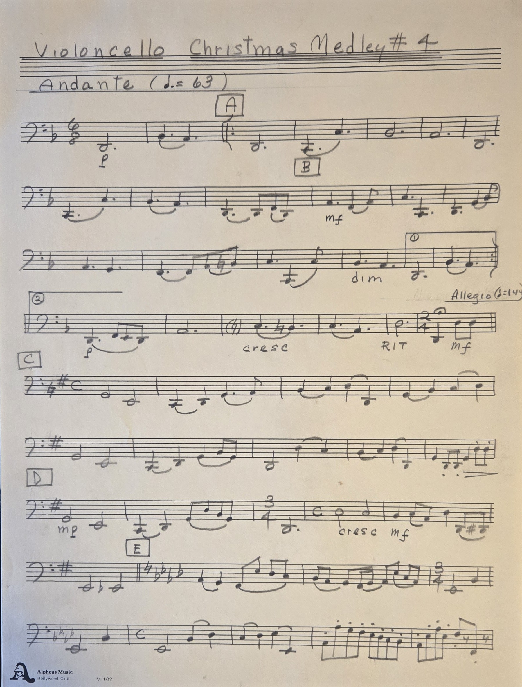 Cello Page 1