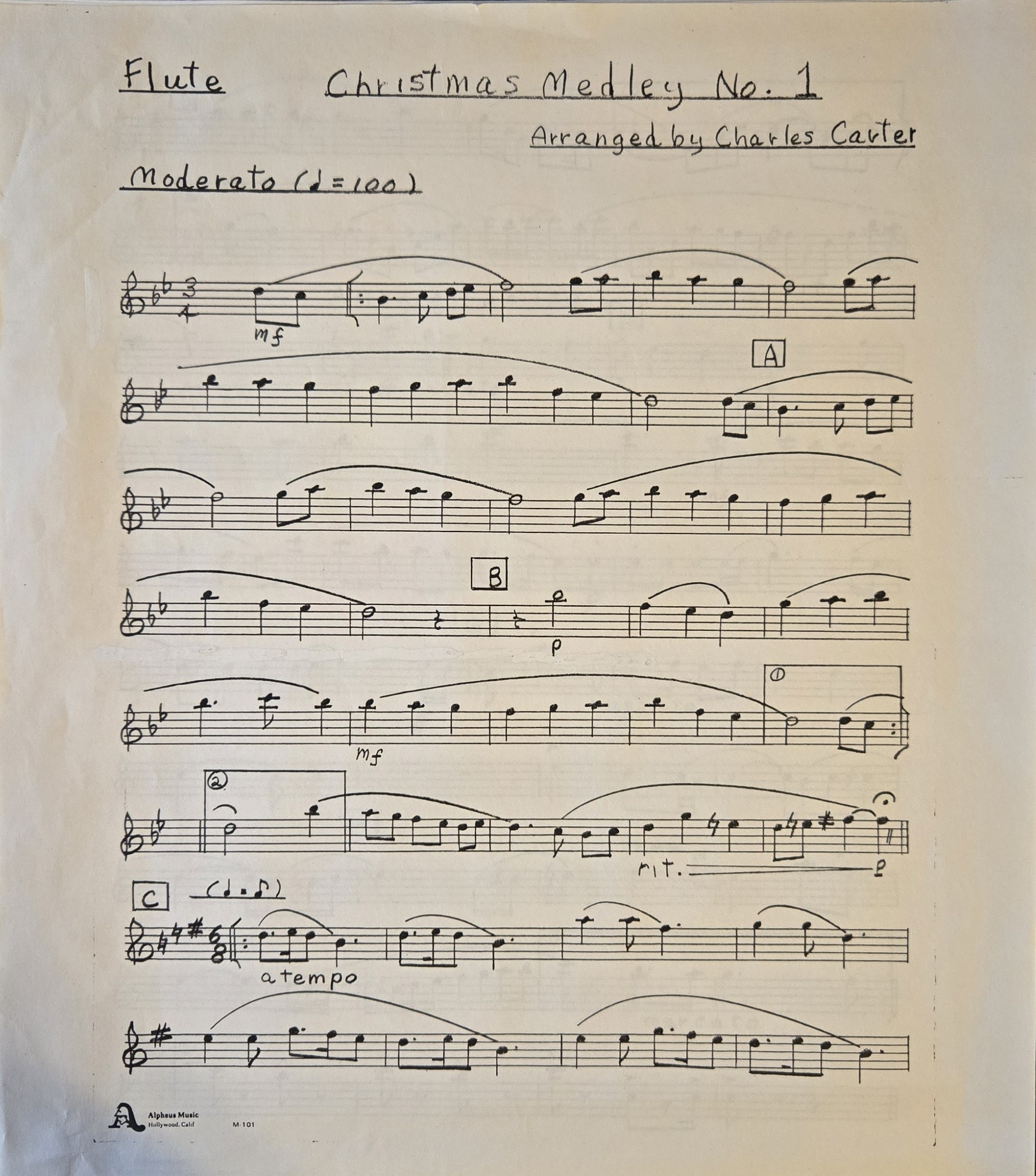 Medley 1 Flute P1