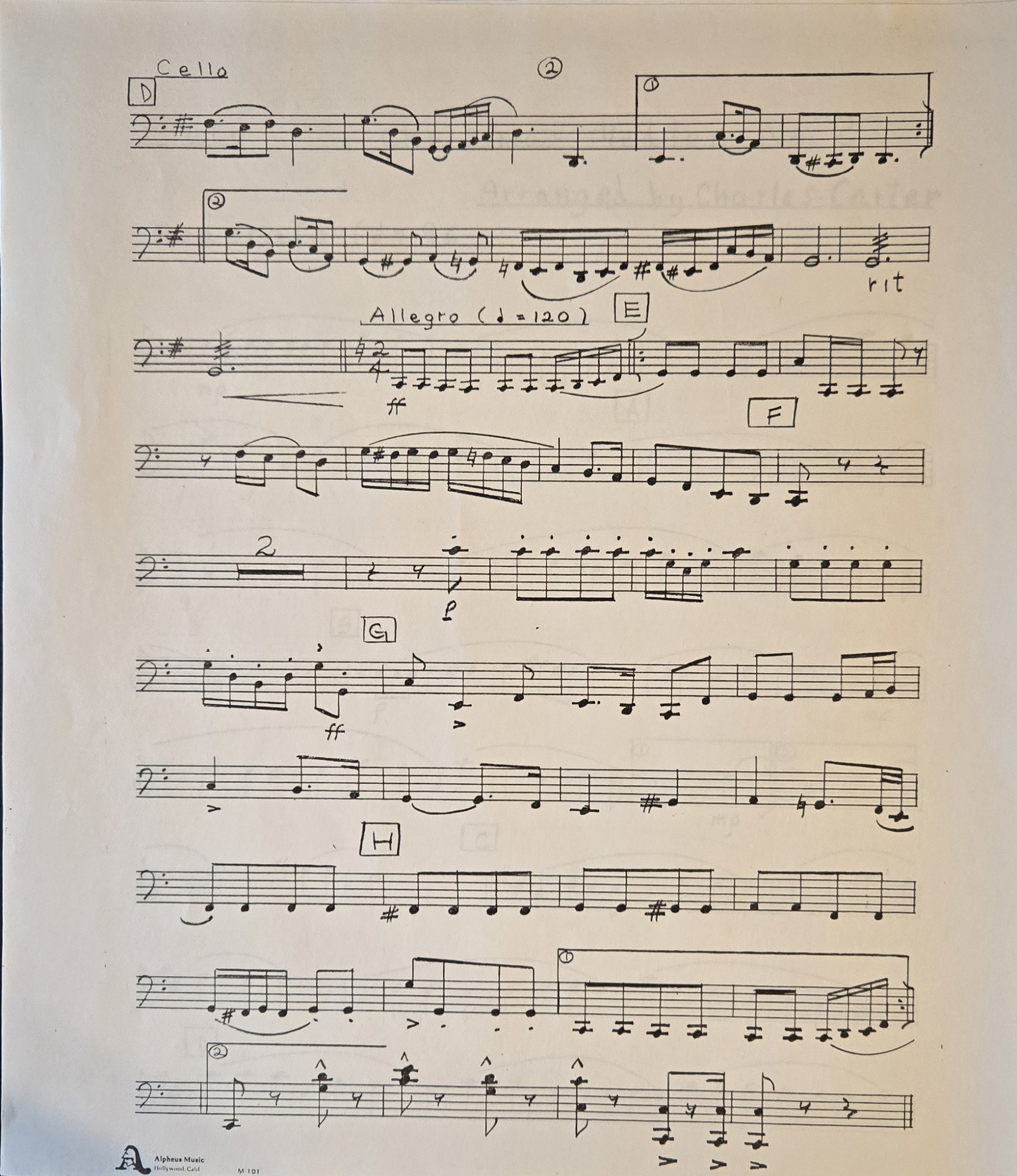 Medley 1 Cello P2