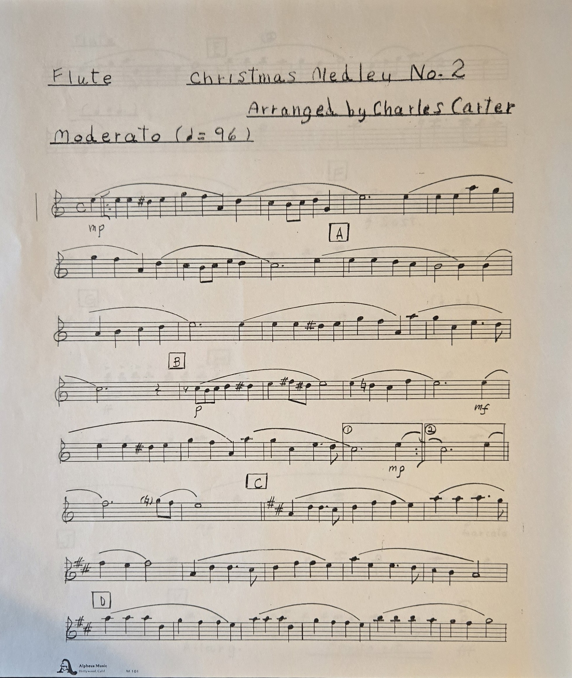 Medley 2 Flute P1