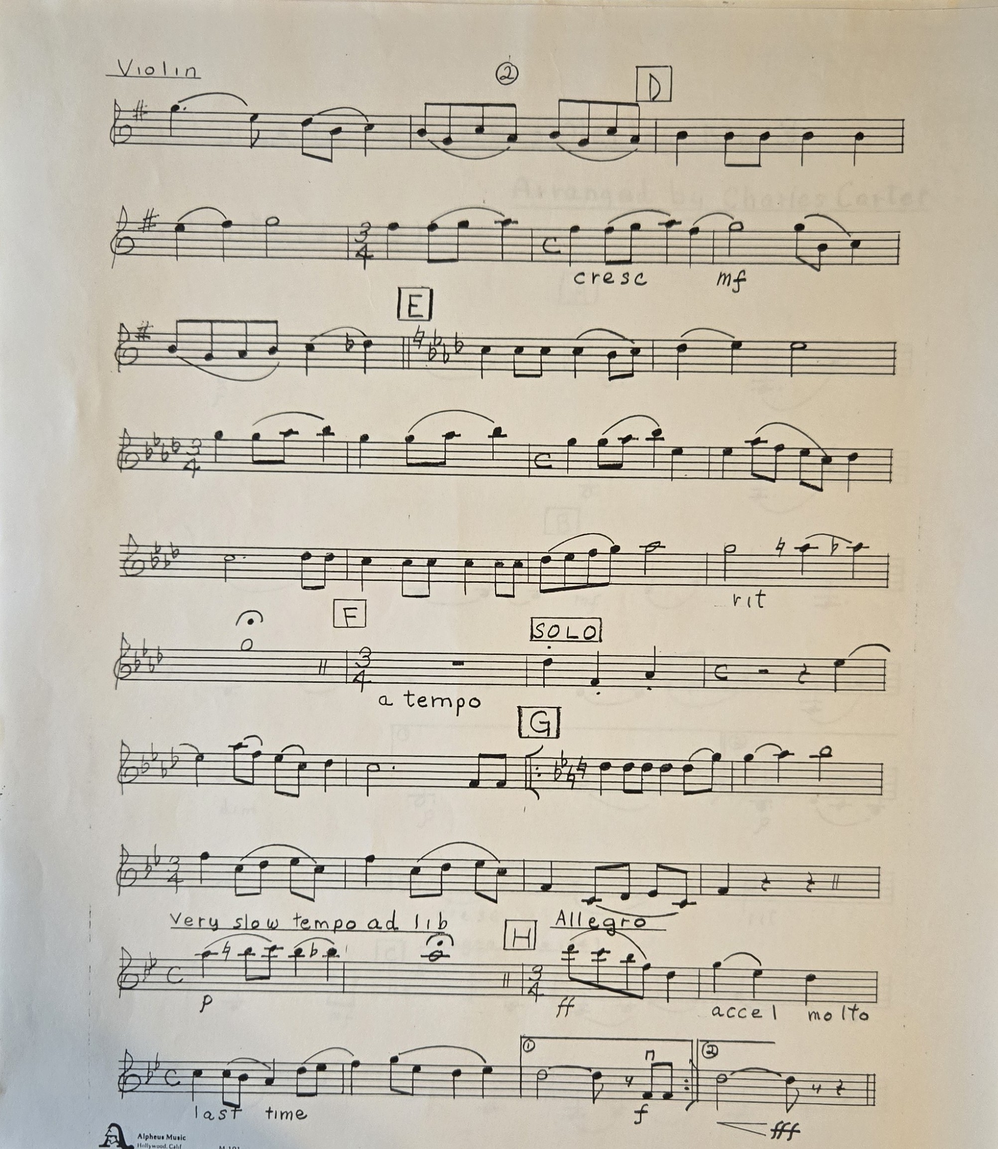Medley 3 Violin P2